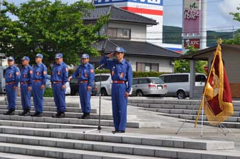 消防団夏季訓練