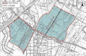 地区計画区域図(安居・押辺)