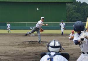 夏の高校野球茨城大会での始球式