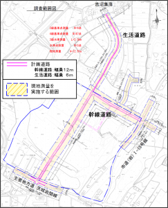 測量範囲図（縮小）