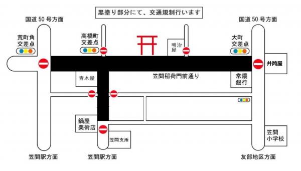R1年末年始交通規制