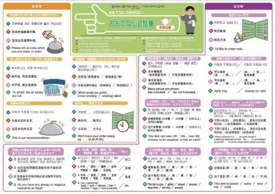 外国人観光客カンタン会話集・おもてなし会話集