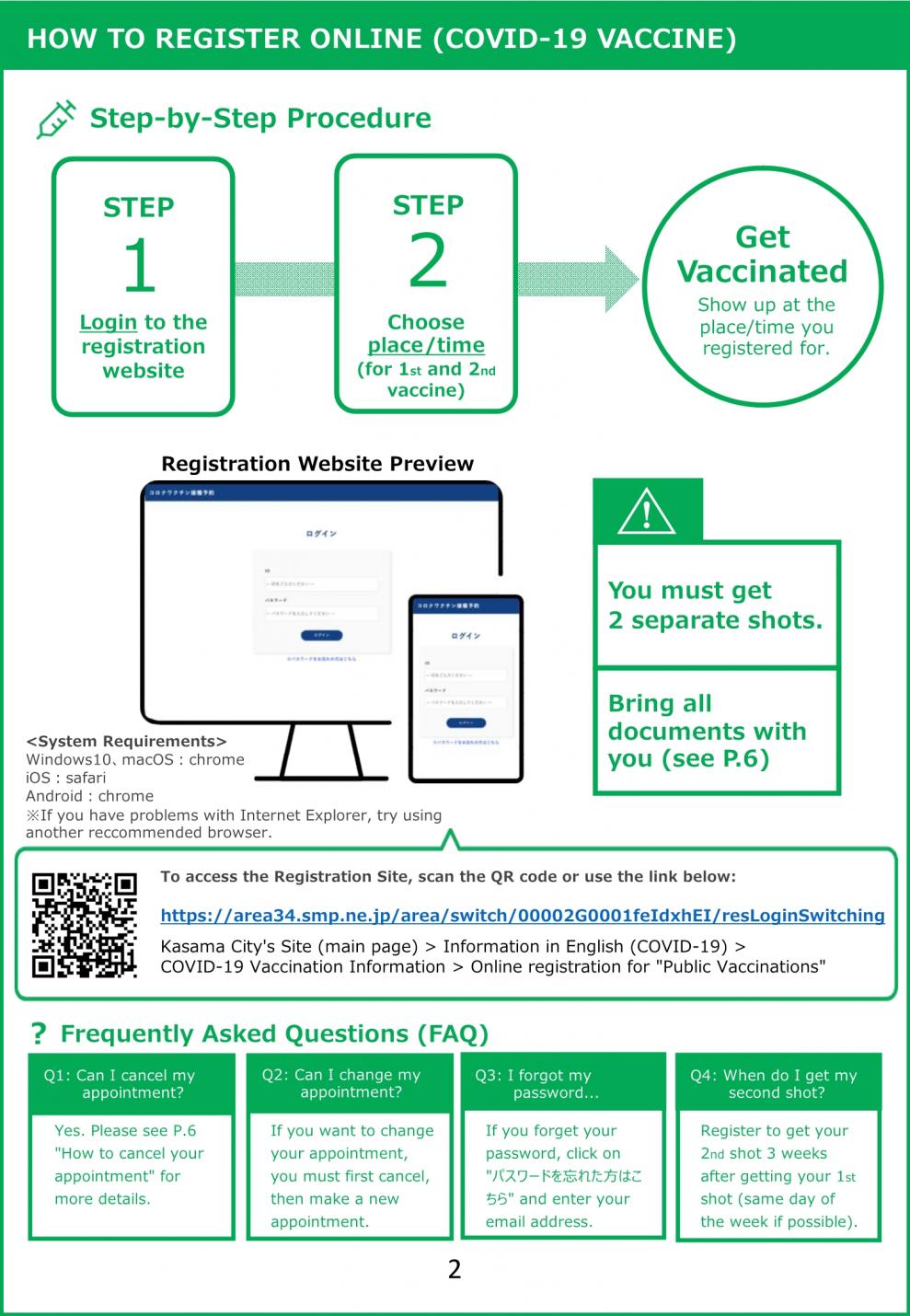 How To Register Online For Covid 19 Vaccine Webäºˆç´„ ä½¿ã„æ–¹ ç¬ é–