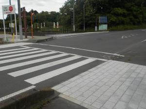 笠間芸術の森公園北駐車場入口