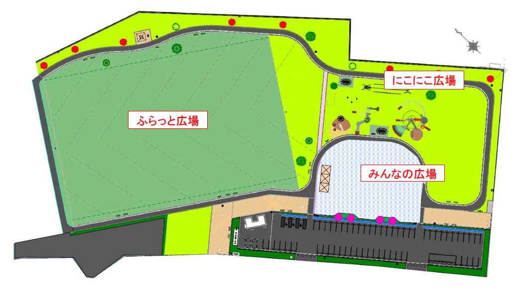 笠間中央公園平面図