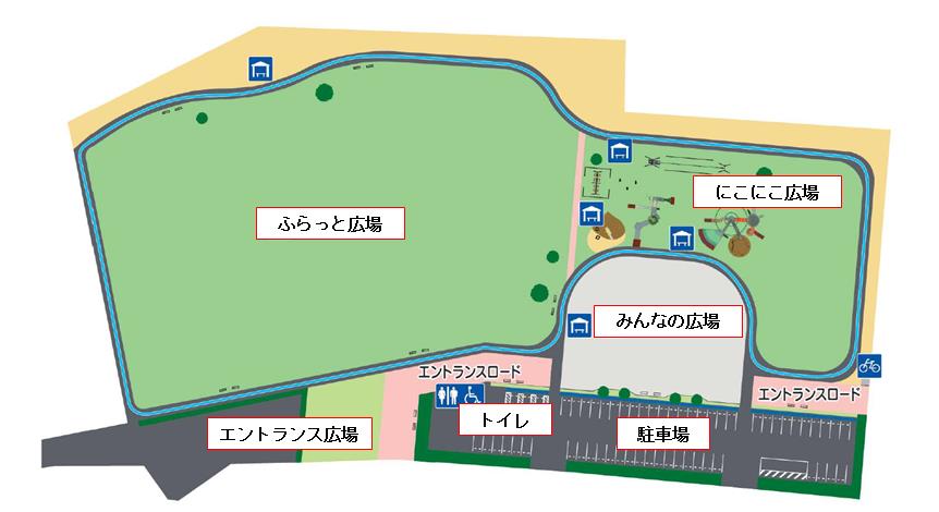 笠間中央公園平面図1
