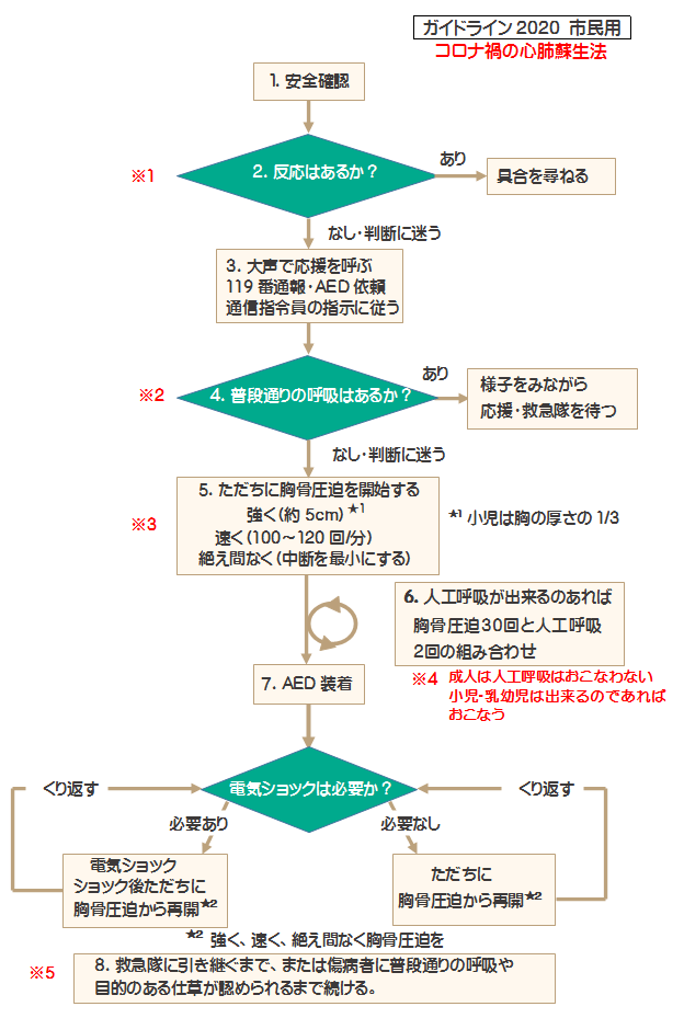 心肺蘇生法G2020（コロナ禍）