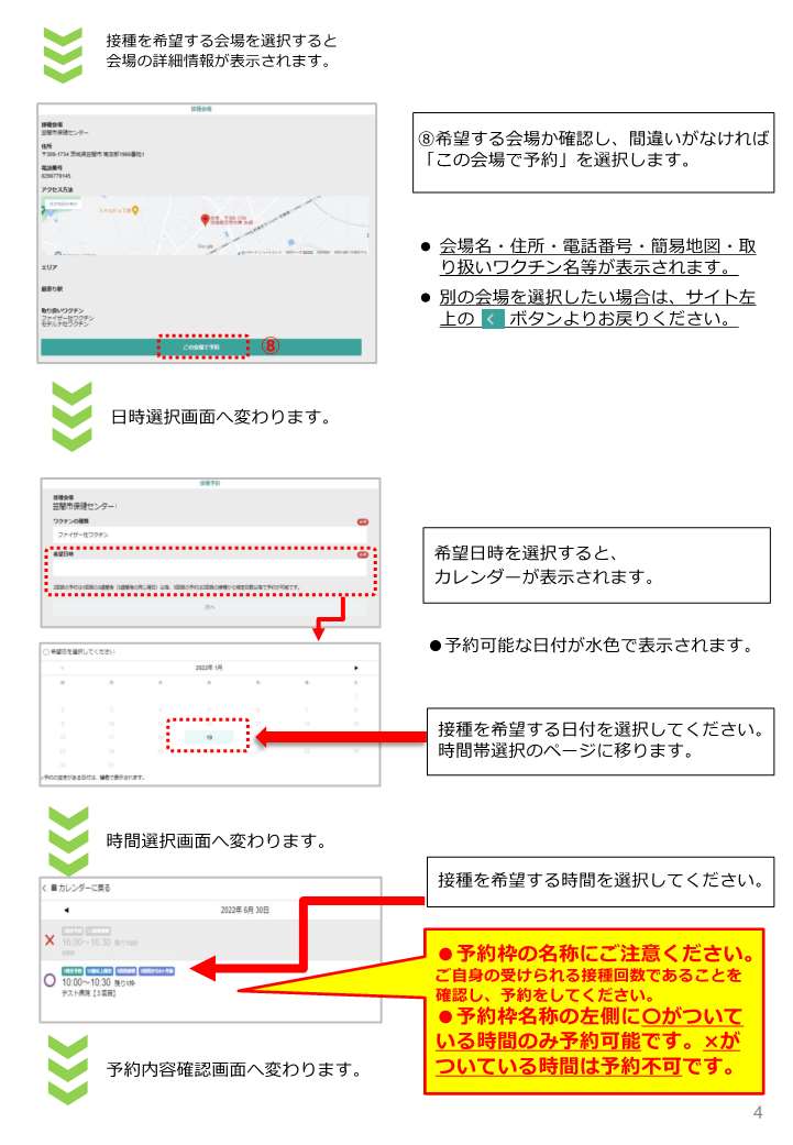 マニュアル4ページ