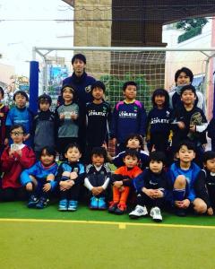 サッカー教室の様子