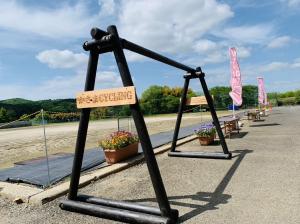 木製サイクルラック