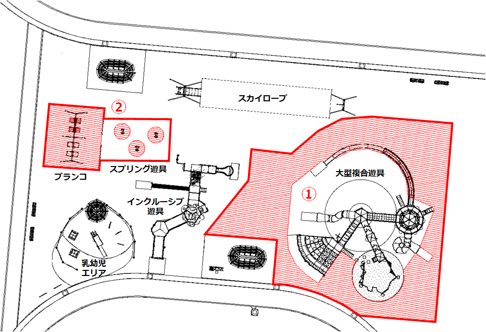 利用停止箇所図（詳細）