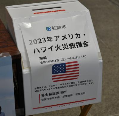 アメリカハワイ募金箱