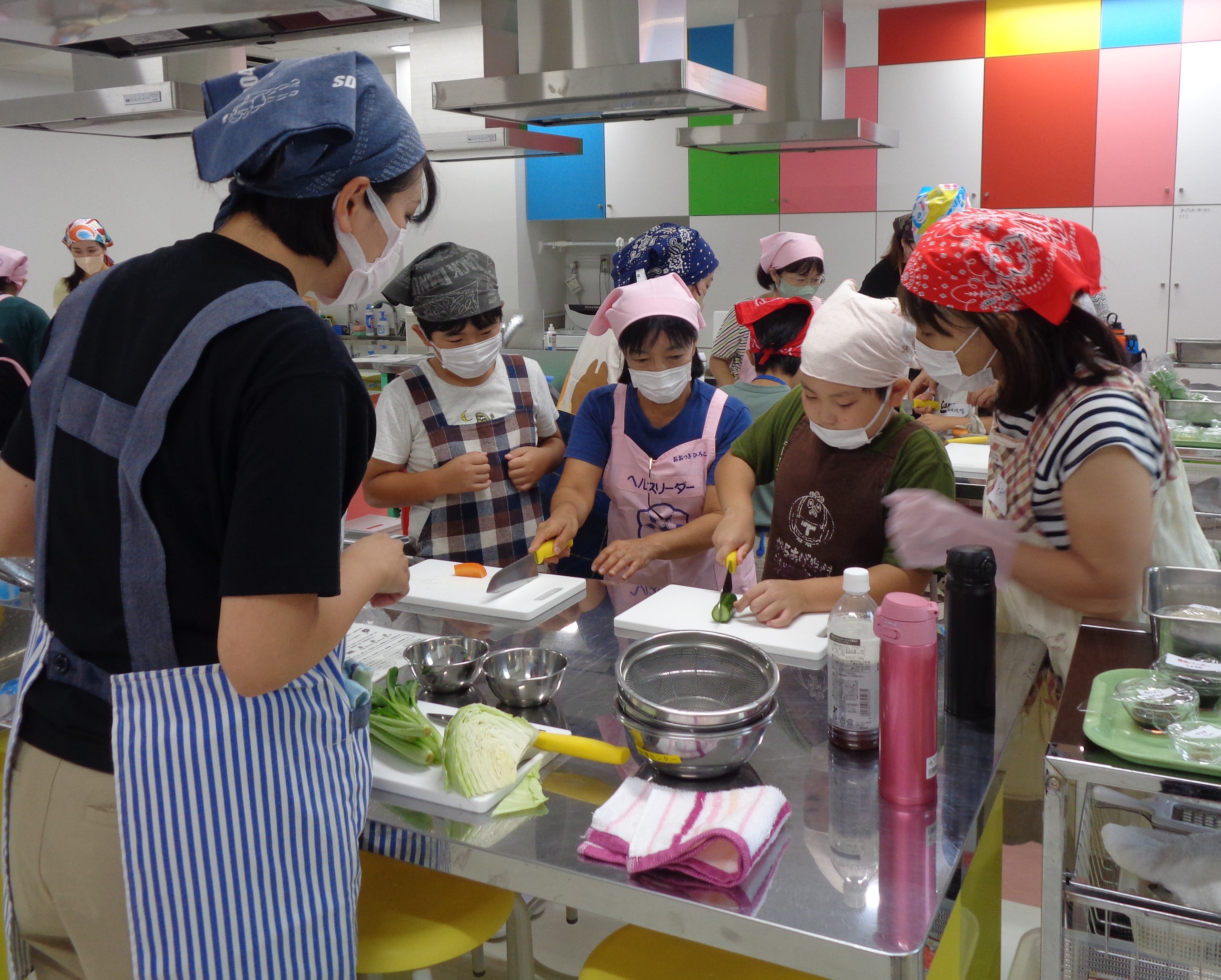 親子食育教室の様子