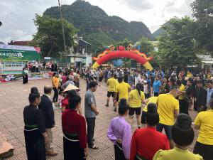 3日目、村祭り綱引き