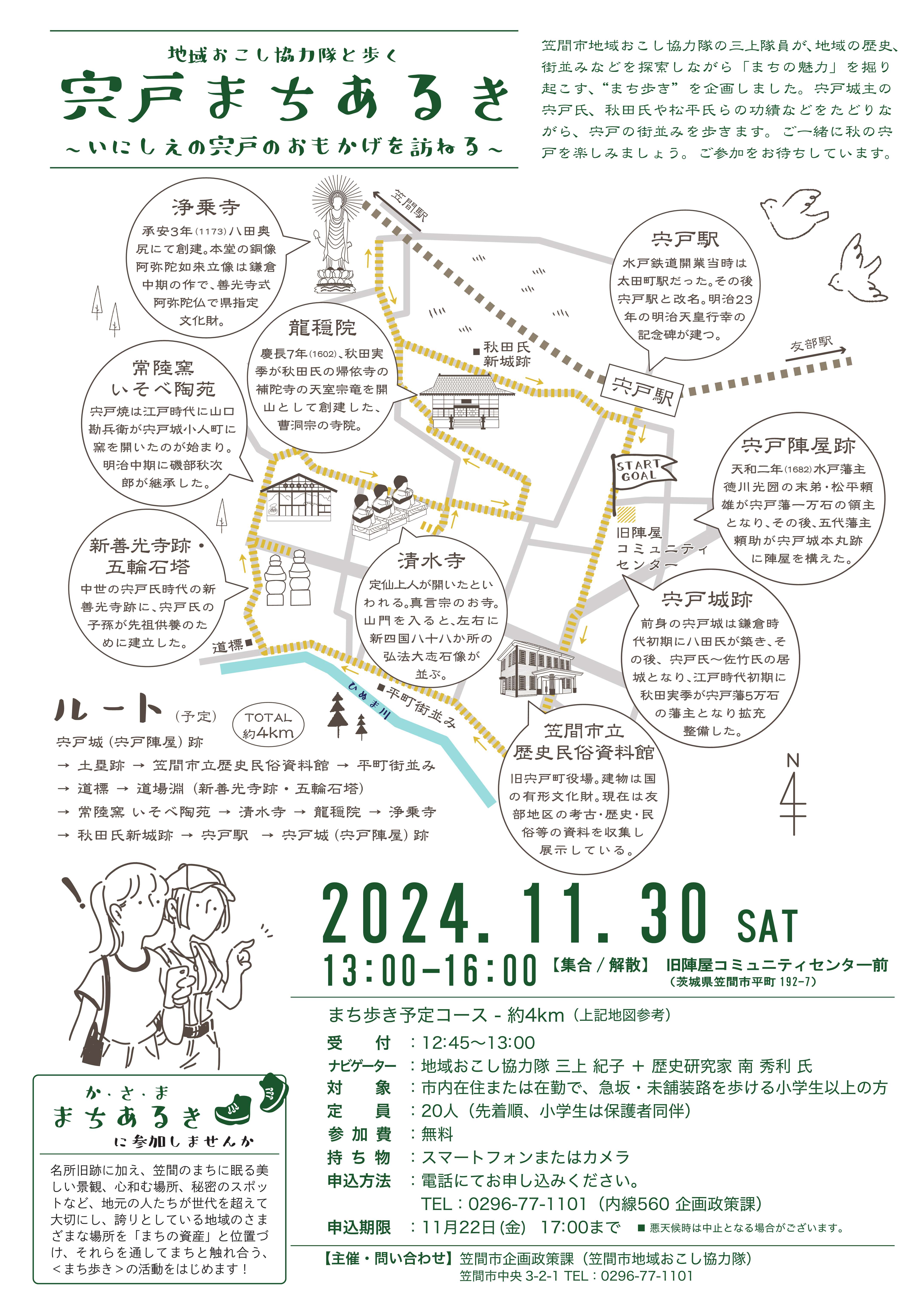 宍戸まちあるき