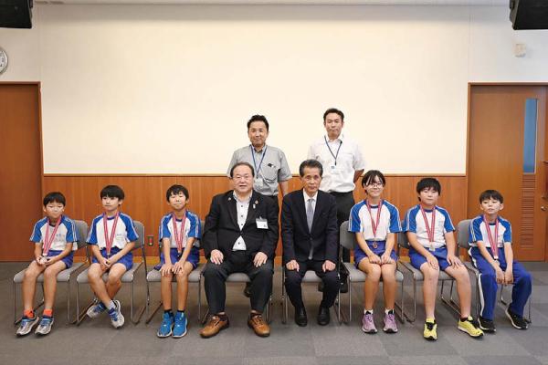 稲田小学校 スナッグゴルフ部の皆さん
