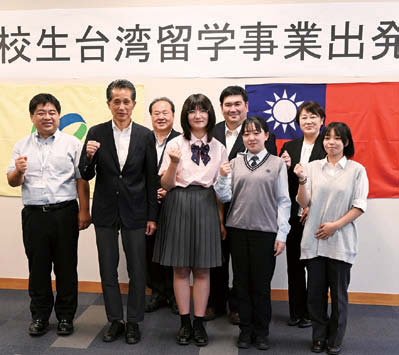 出発式では市長が激励