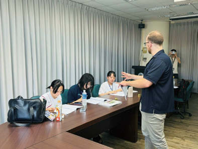 銘傳大学でのレッスン