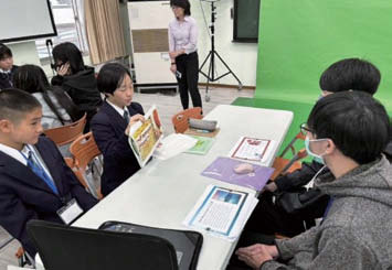 笠間市の魅力を中国語で発表