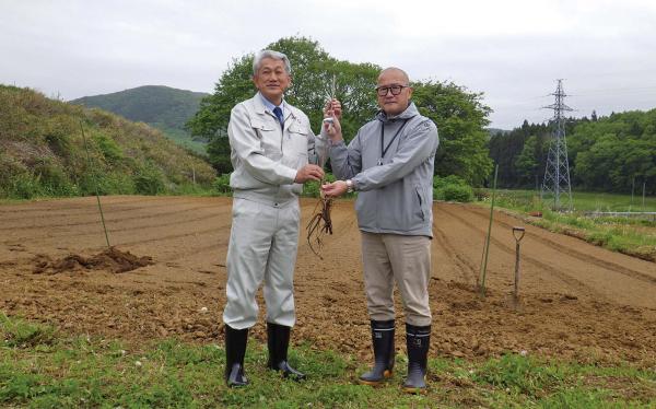 小野町 村上 昭正町長、笠間市 礒山産業経済部長