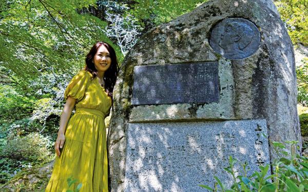 坂本 九さん没後40 年で、 娘の花子さんが笠間を思う