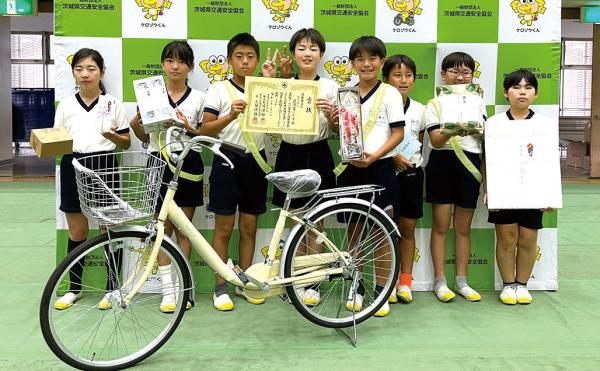 交通安全こども自転車茨城県大会で笠間地区代表が入賞