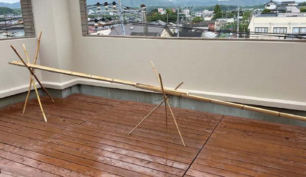 門前ハウス_流しそうめん