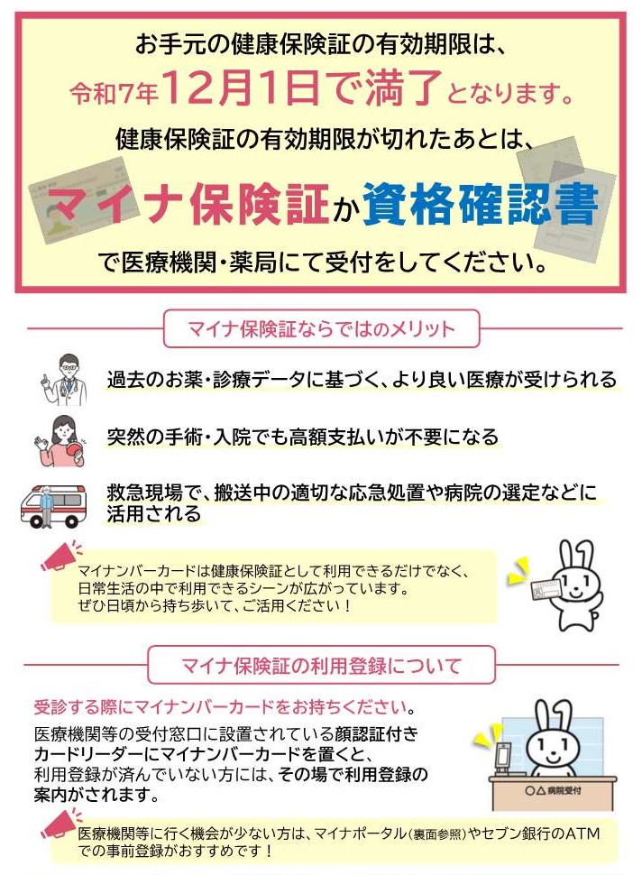 12月1日で満了です1