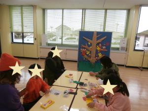 「まろん」みのむし制作3