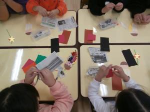 「まろん」みのむし制作2