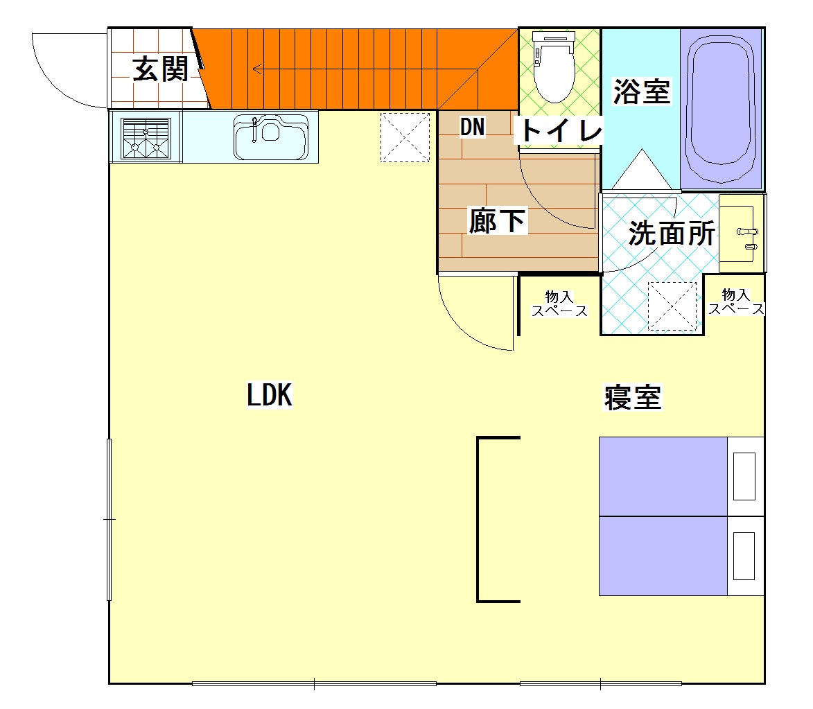 かさちょこハウス間取り
