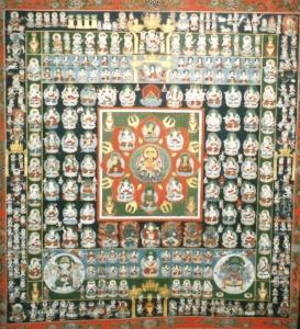 81.両界曼荼羅図（胎蔵界）