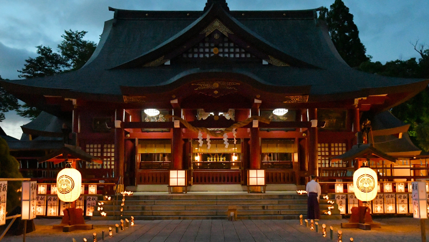 笠間稲荷神社の献灯祭