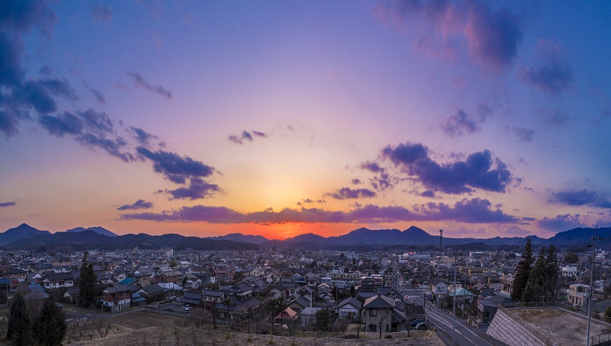 沈む夕日2