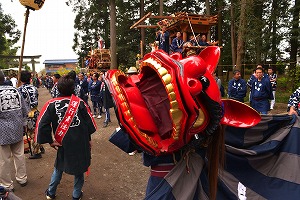 「獅子が舞う」